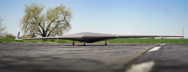 drone on runway